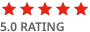 5 stars rating